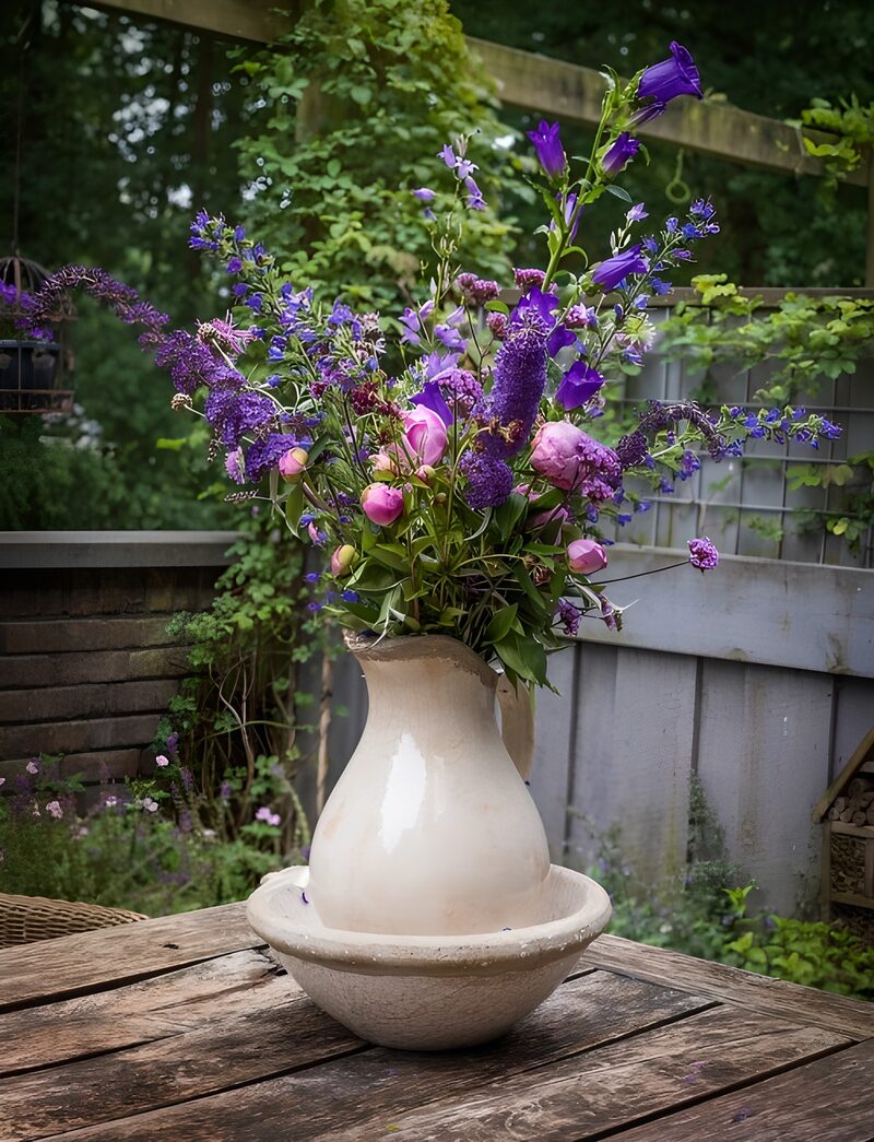 Elegante bloemen in een vaas