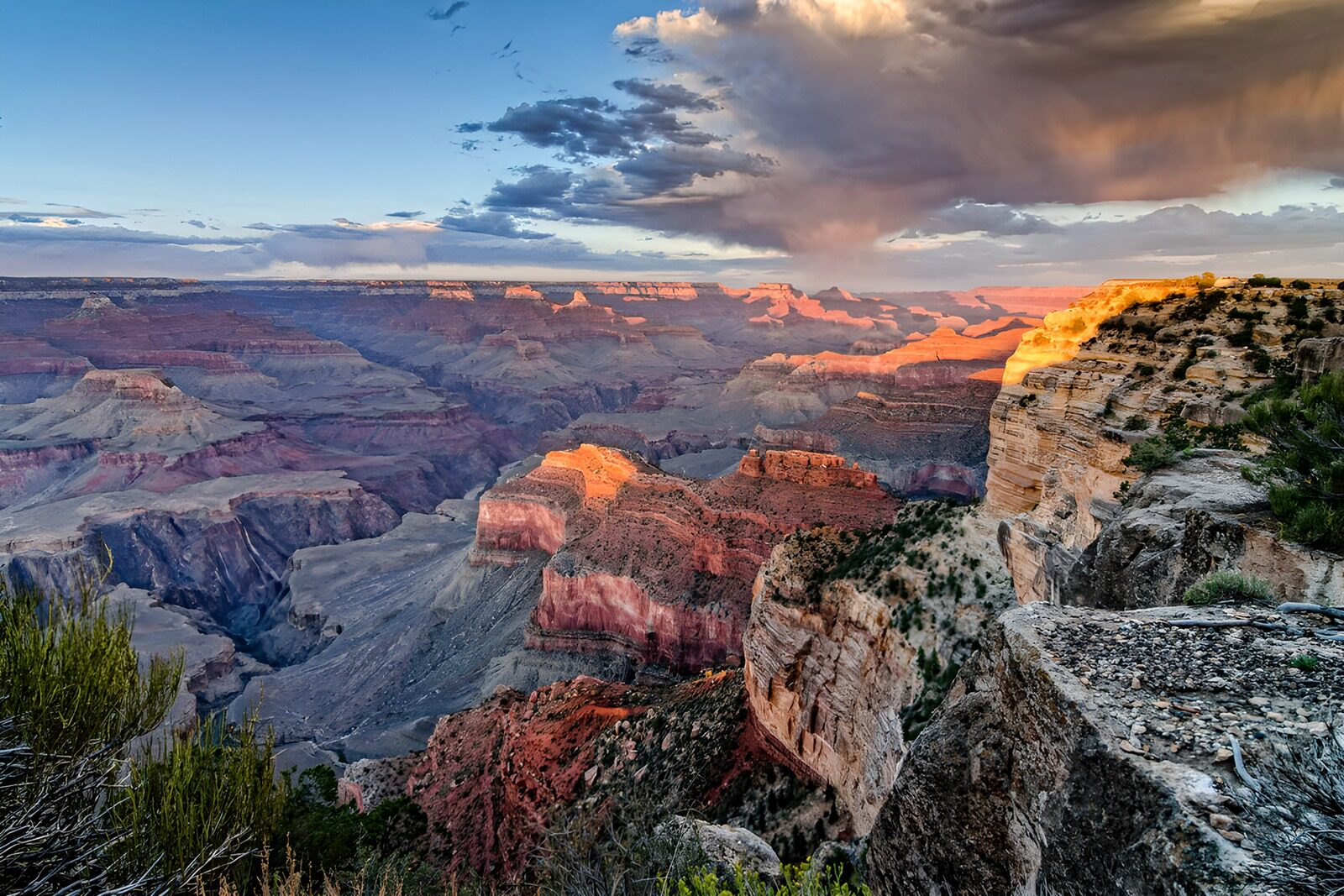 Adembenemend uitzicht op de Grand Canyon