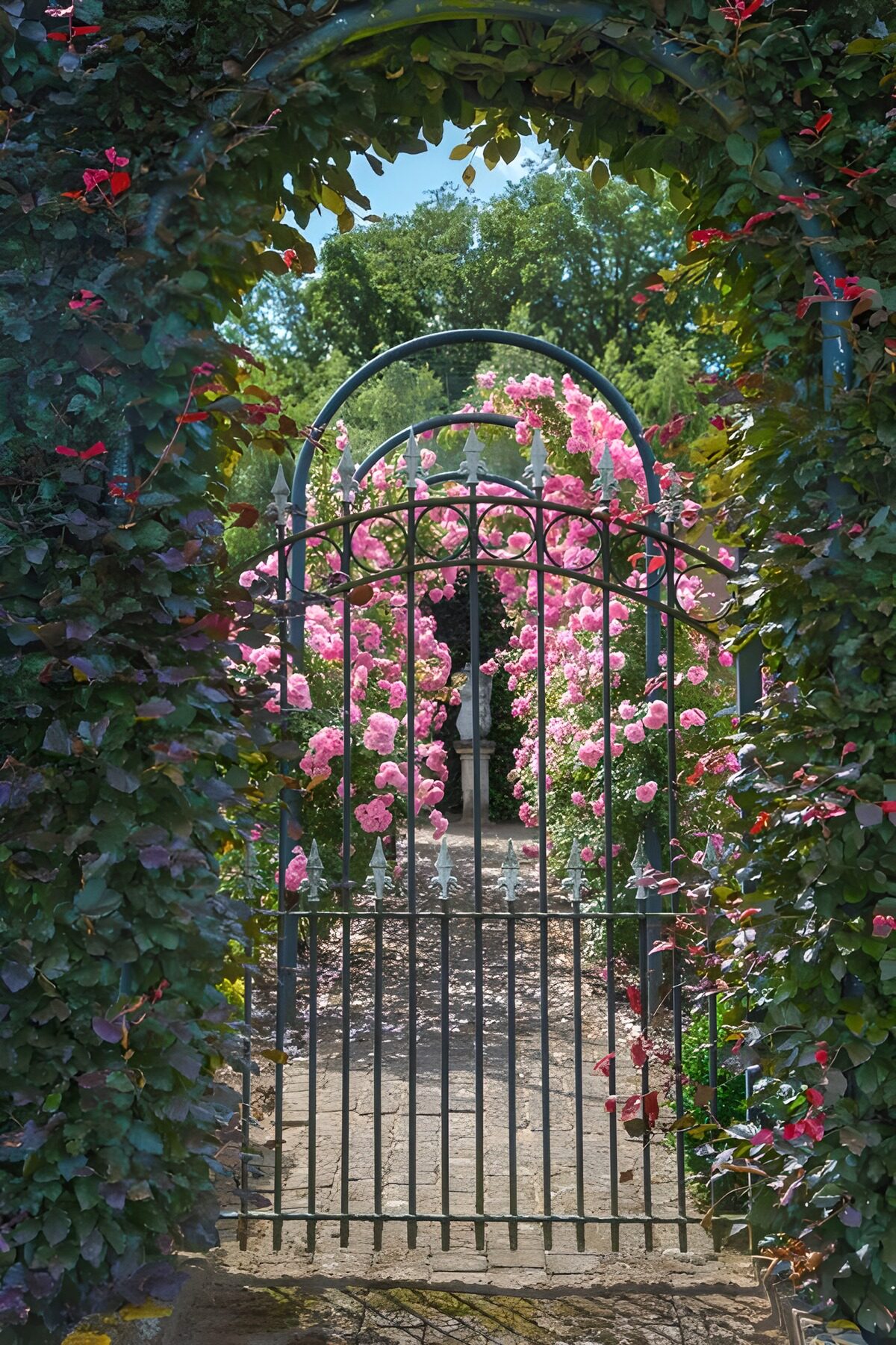 Toegang tot de bloeiende tuin