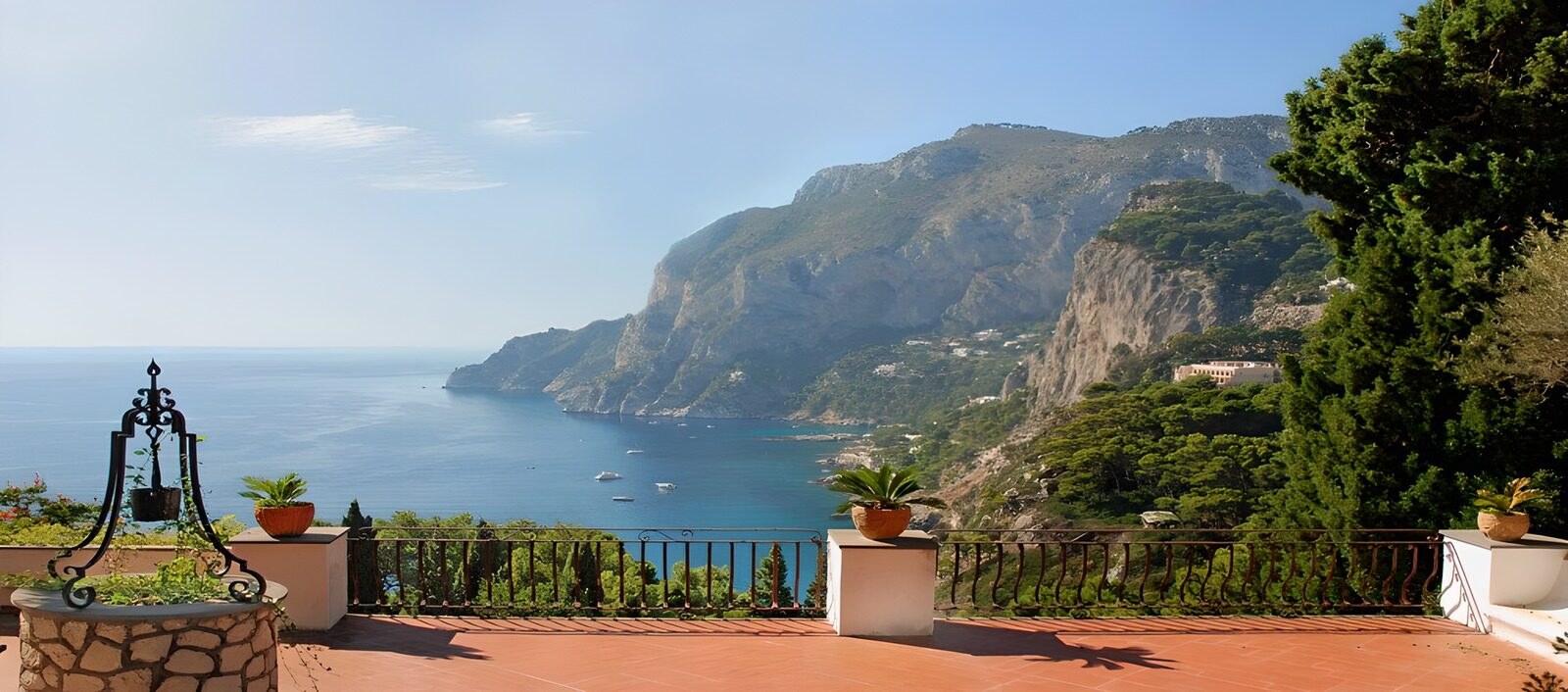 Adembenemend uitzicht op Capri