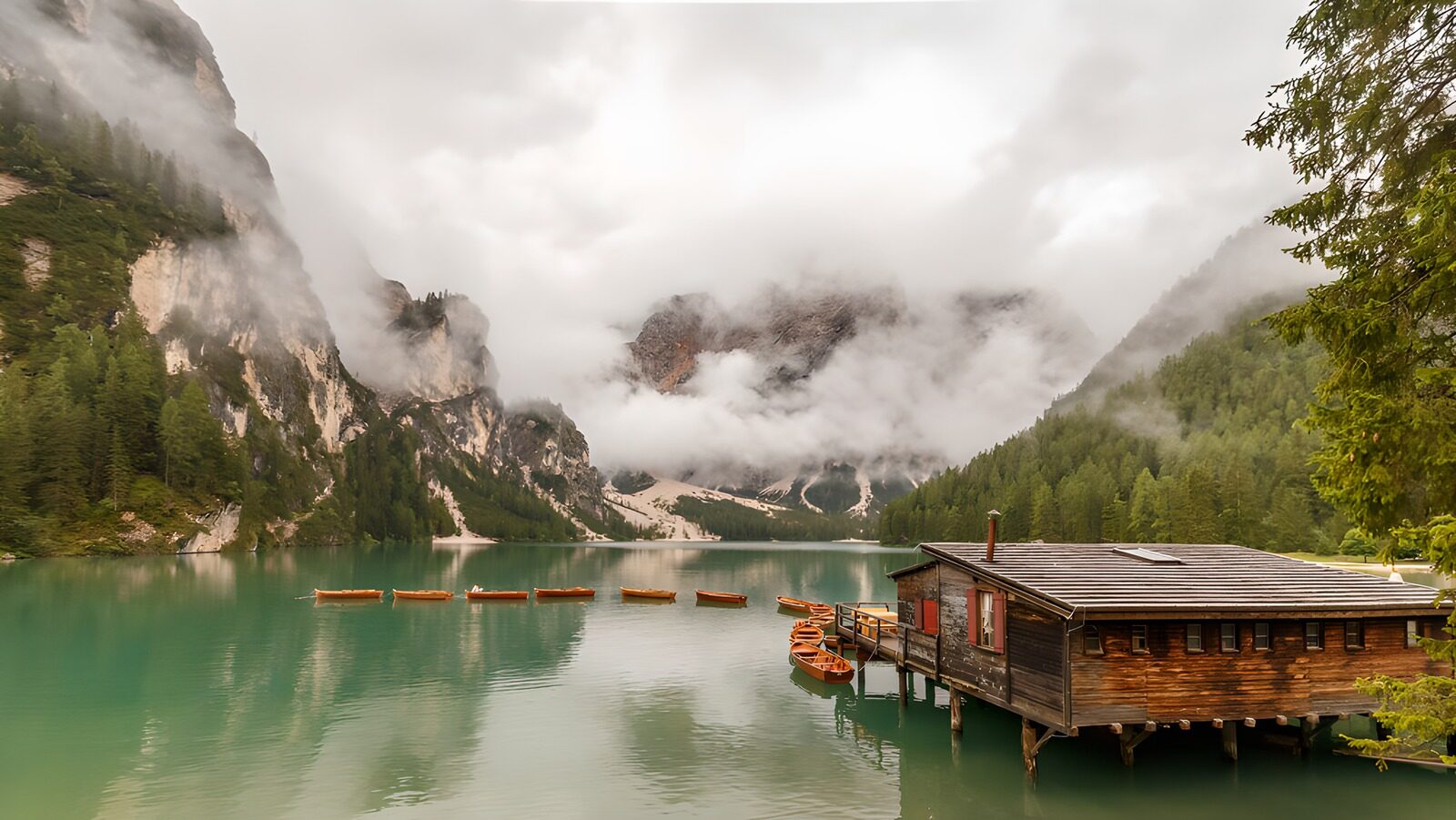 Magisch Meer met Berghuis en Mist