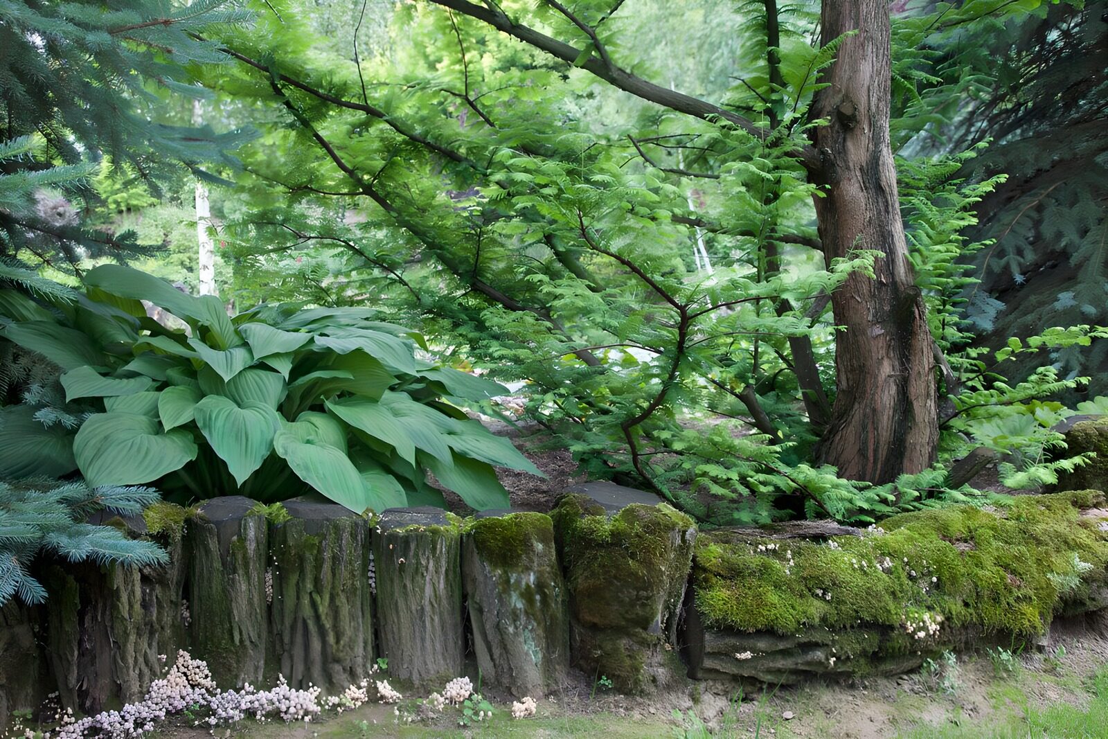 Groene oase in de natuur