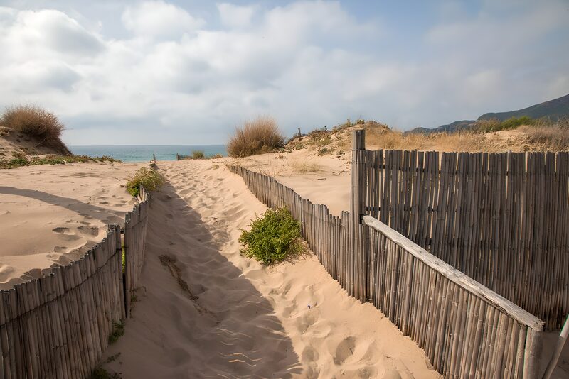 Zandpad naar de zee